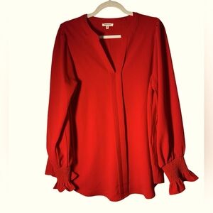 Lovely Red Blouse Size M